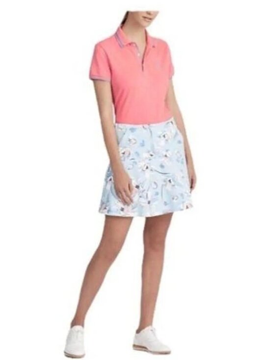 Polo Golf Pants - Polo Golf Ralph Lauren Skorts Blue Size L Preppy Floral Outdoor Sporty Spring